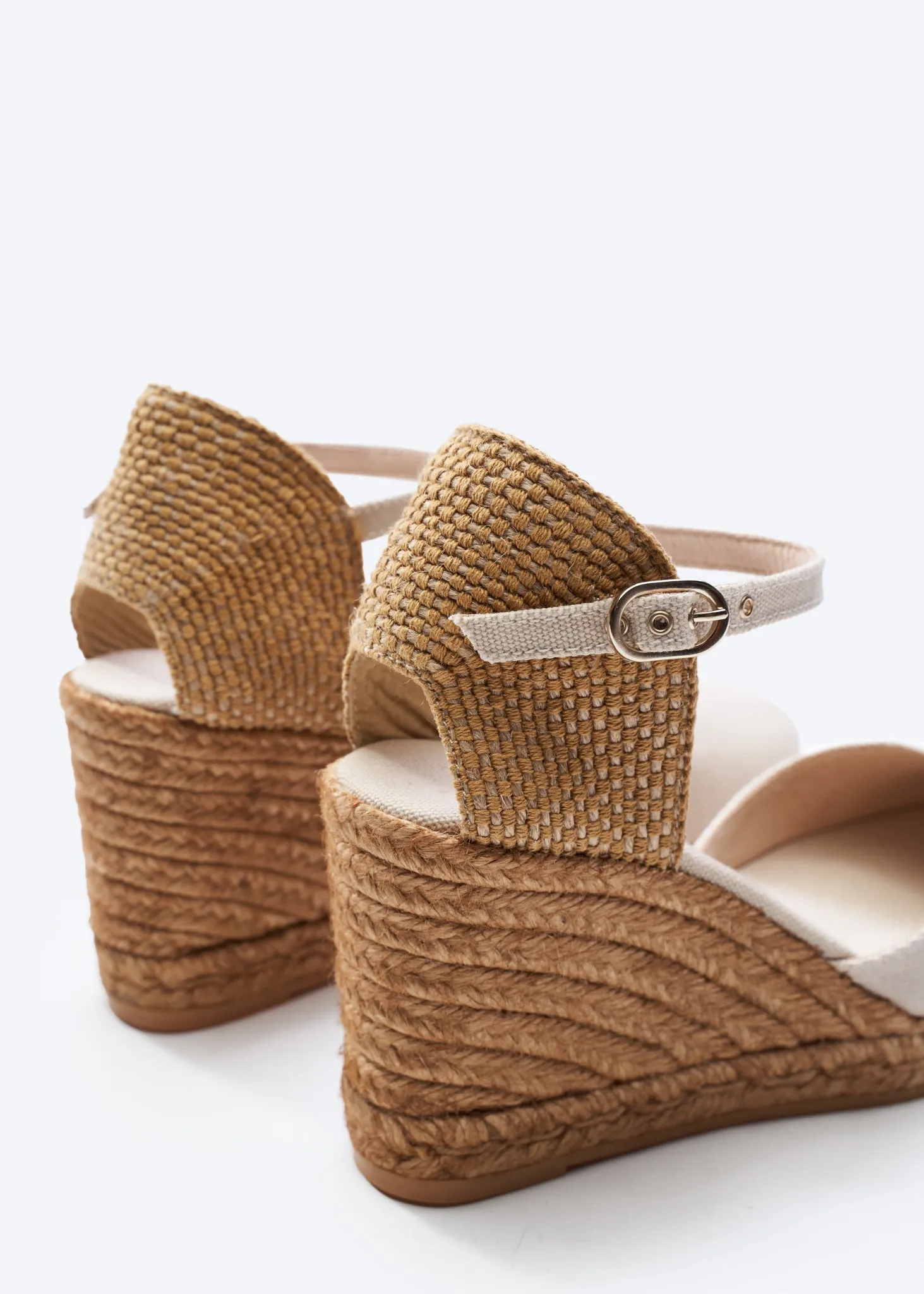 Satuna Canvas Espadrille Wedges