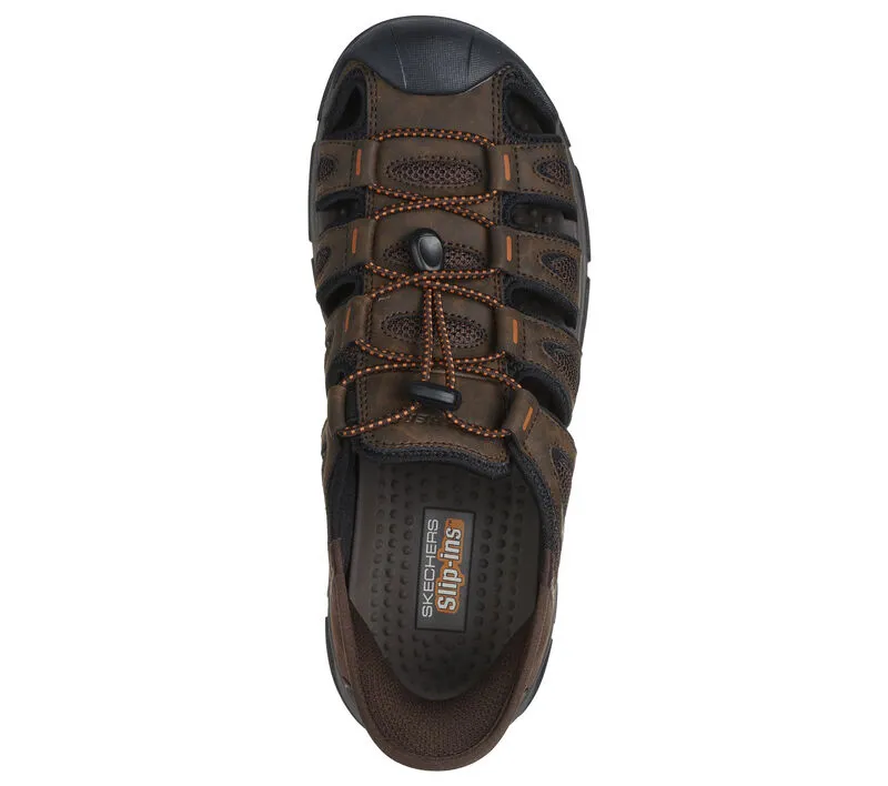 'Skechers' Men's Slip-ins RF: Tresmen-Norvick Sandal - Chocolate