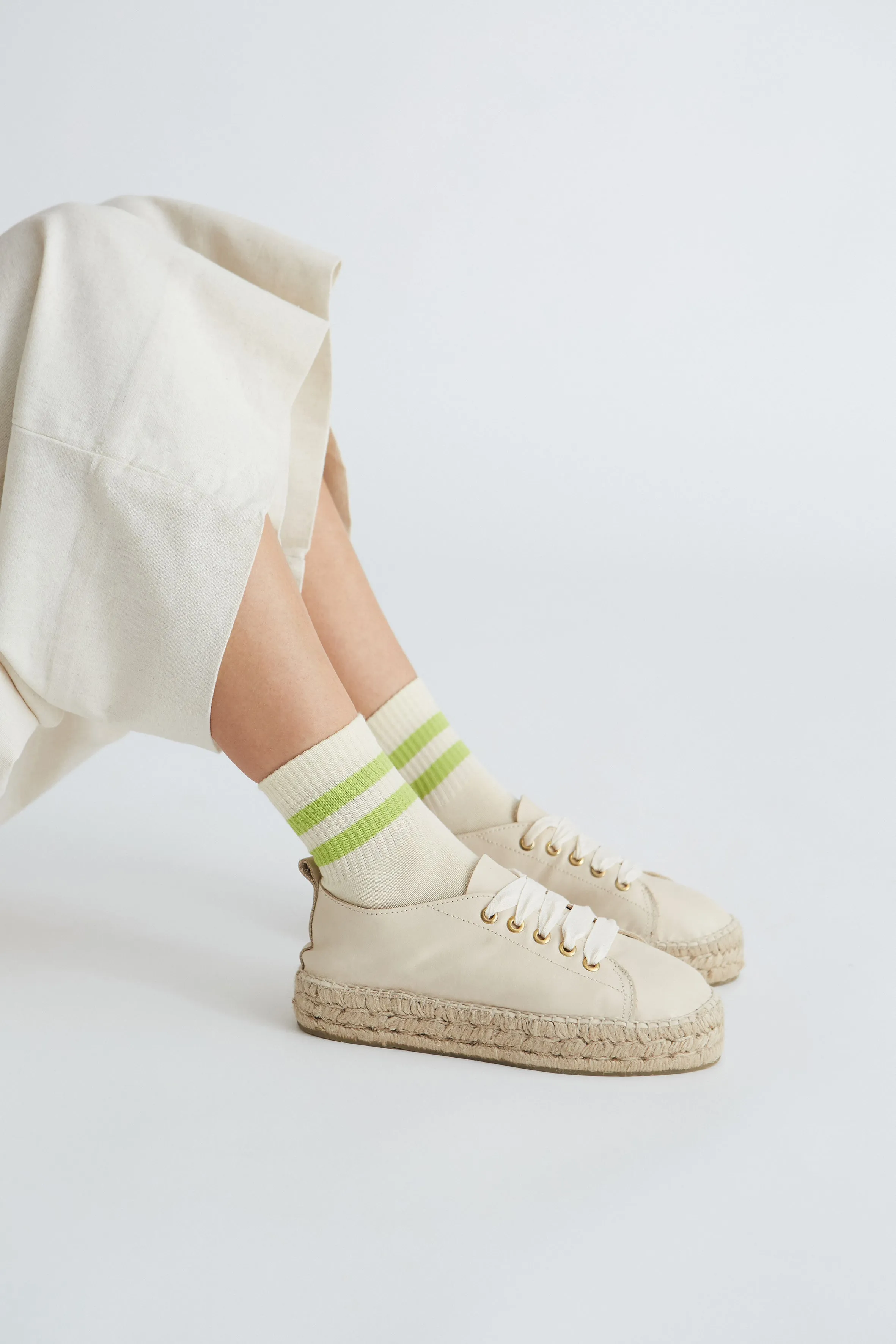 Sneaker Espadrilles Ivory