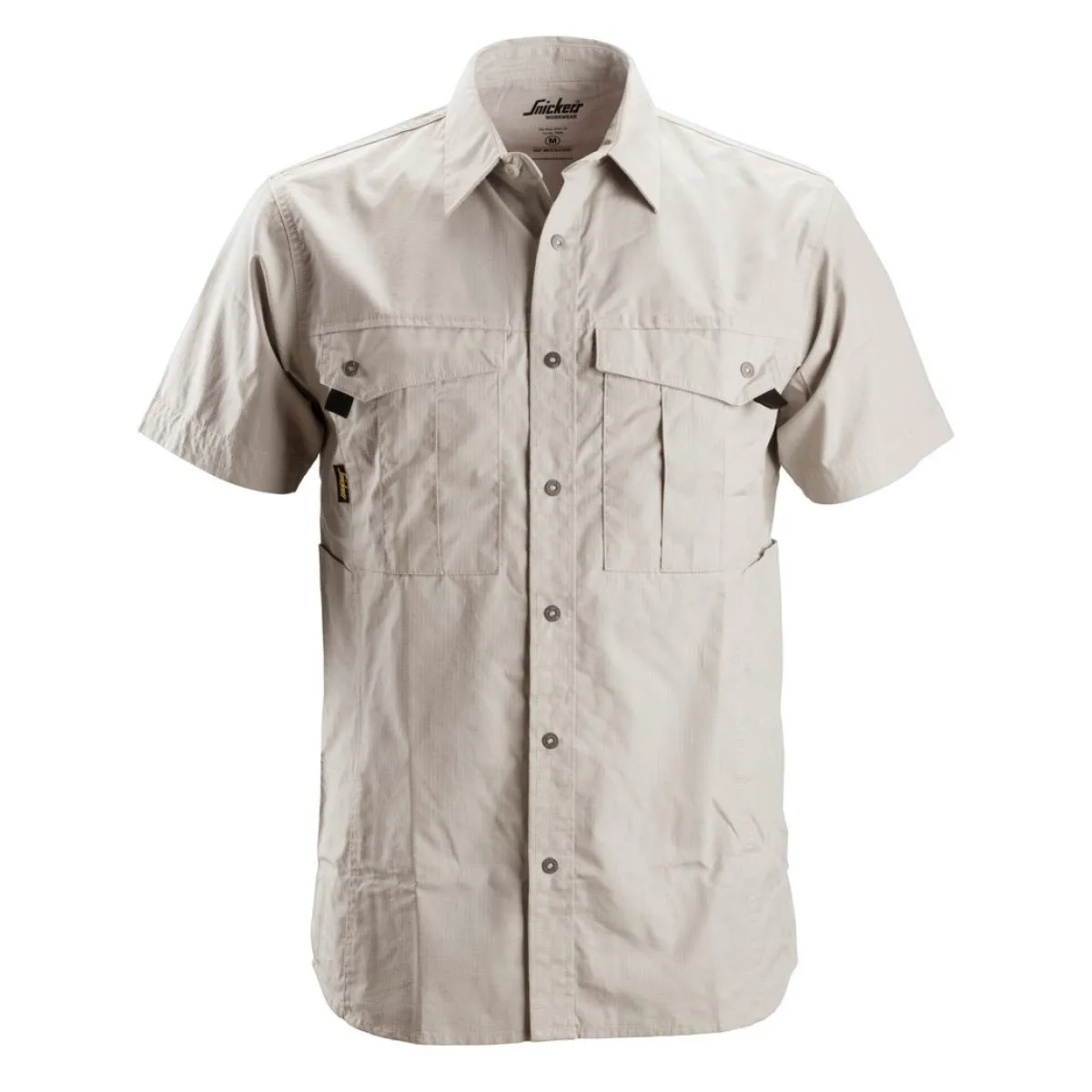 Snickers&#x20;8506&#x20;Rip&#x20;Stop&#x20;Shirt&#x20;s&#x2F;s&#x20;-&#x20;Aluminium&#x20;Grey