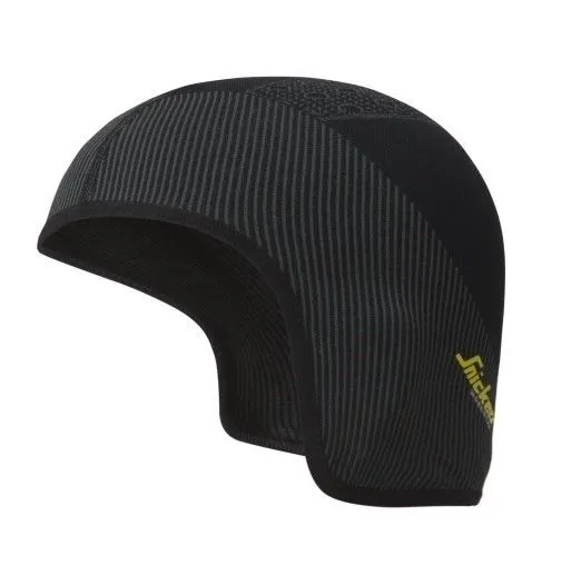 Snickers&#x20;9053&#x20;FlexiWork,&#x20;Seamless&#x20;Helmet&#x20;Liner&#x20;-&#x20;Black&#x2F;Grey