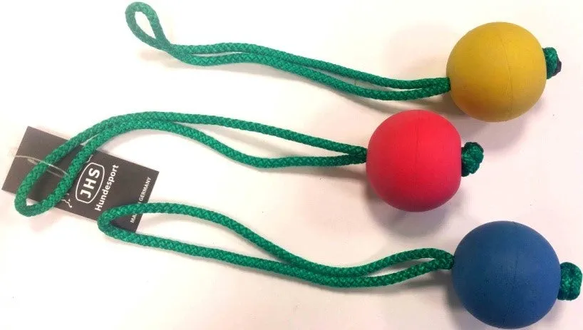 SOFT BALL WITH ROPE 60mm  /  25mm