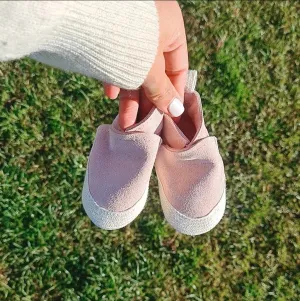 Suede Baby Espadrilles Booti - Dusty Pink