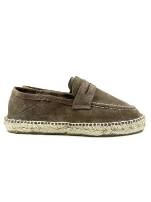 Suede Loafer Espadrille