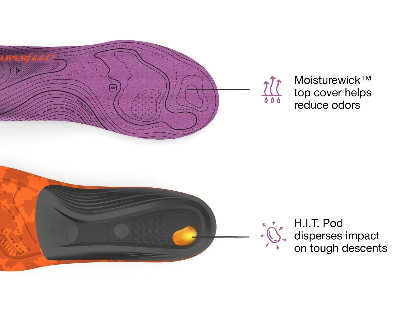 Superfeet Hike Womens Support Insoles