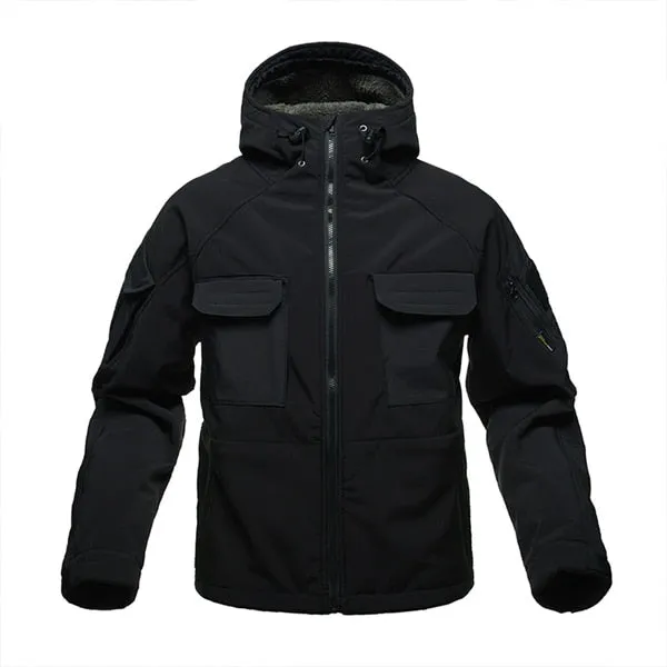 tactical waterproof soft shell hiking jacket