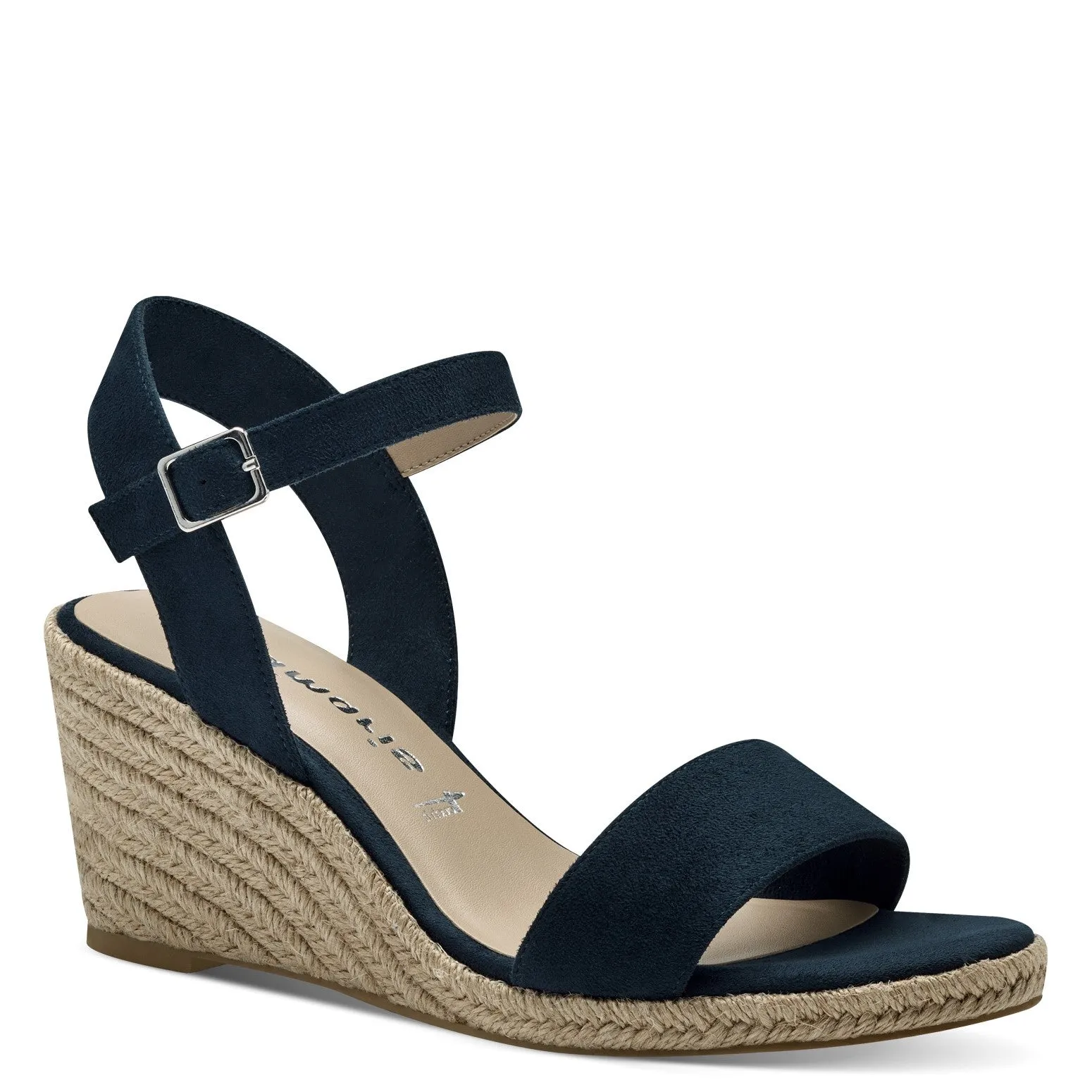 Tamaris Womens Wedge Sandal 28300 Navy