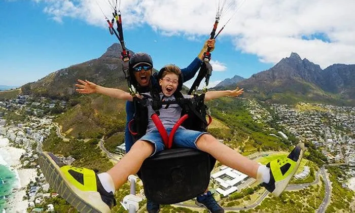 Tandem Paragliding Flight