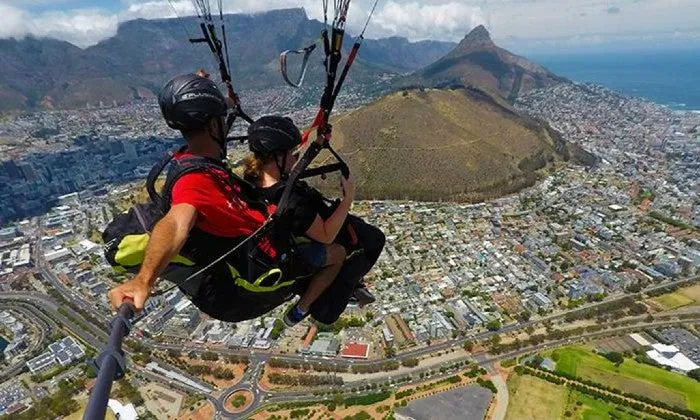 Tandem Paragliding Flight