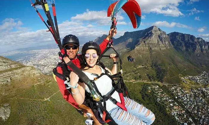 Tandem Paragliding Flight