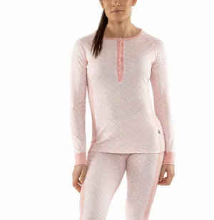 Termo Women&#x27;s Long Sleeve Jumper Buttons Soft Pink | Buy Termo Women&#x27;s Long Sleeve Jumper Buttons Soft Pink here | Outnorth