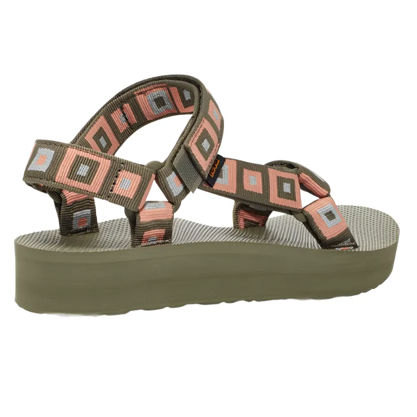 Teva Women's Midform Universal Sandal - Retro Squares Unwind