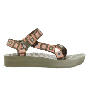 Teva Women's Midform Universal Sandal - Retro Squares Unwind