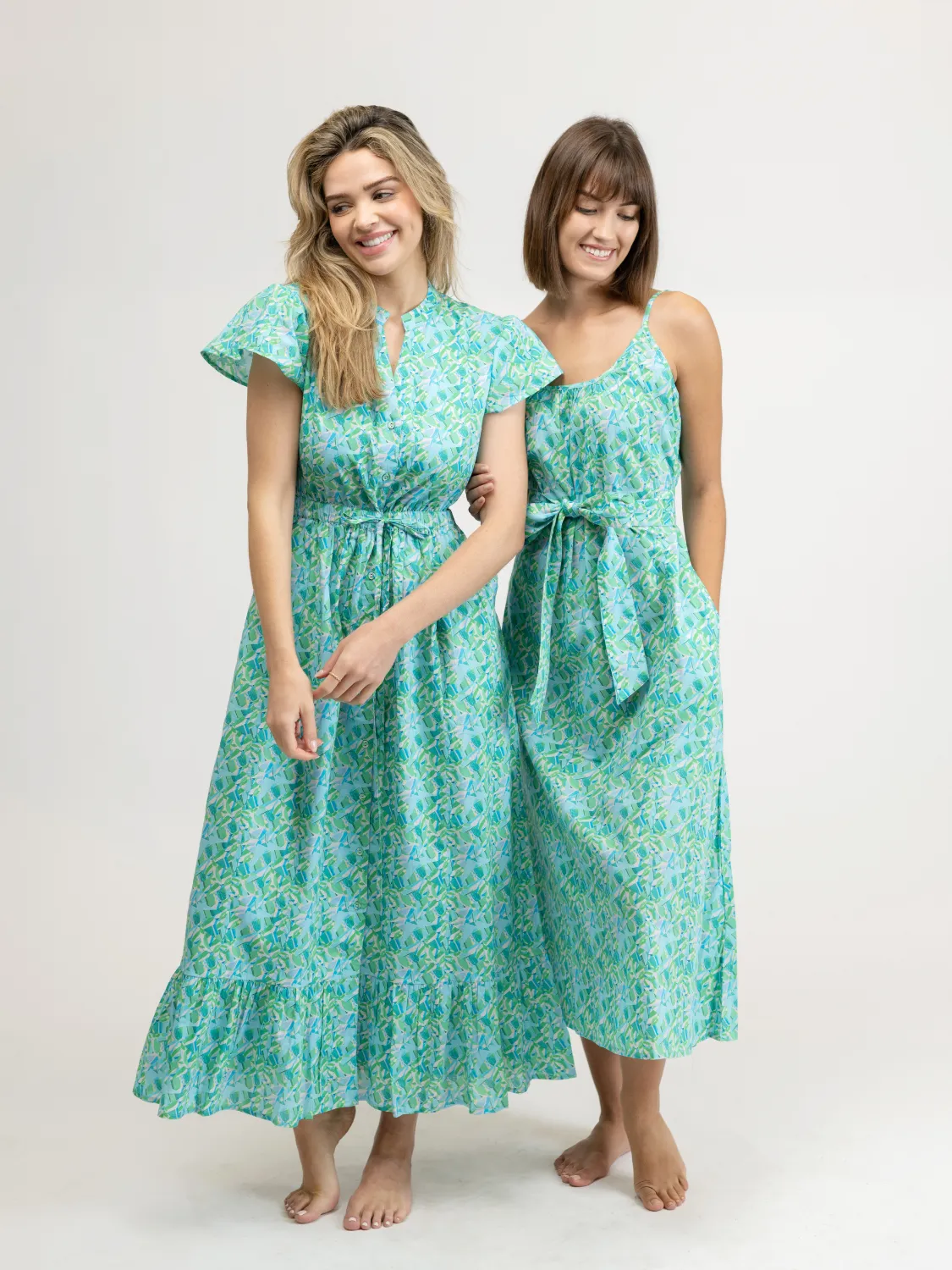 The Summer Dress | Alice Colin Green Geo