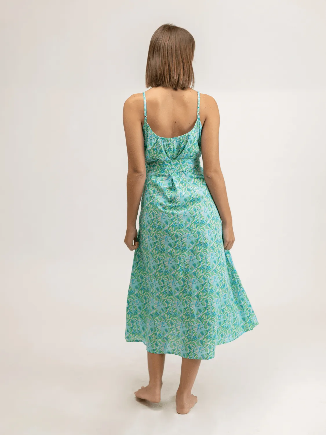 The Summer Dress | Alice Colin Green Geo