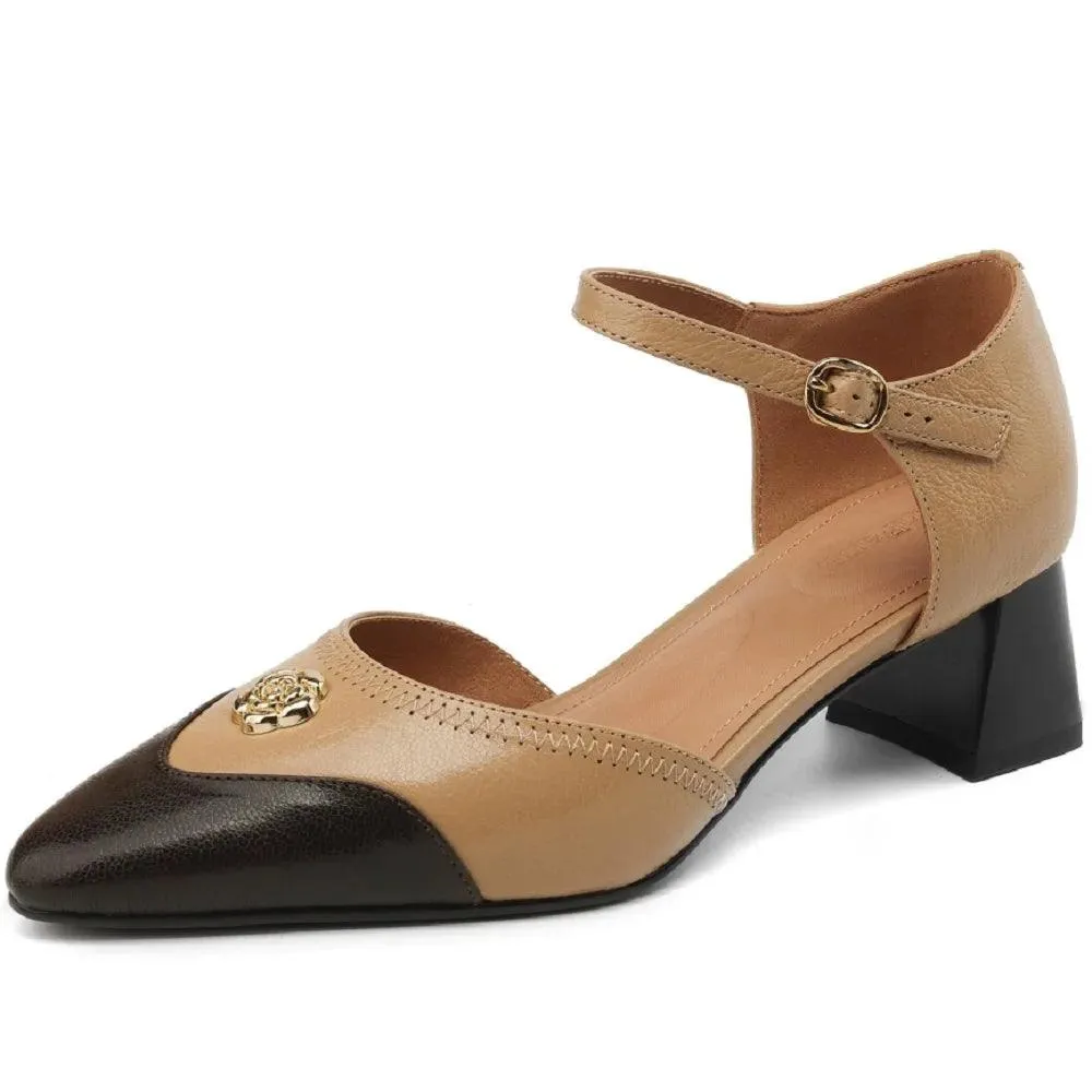 TSS78 Thick Medium Heels - Women's Casual Shoes