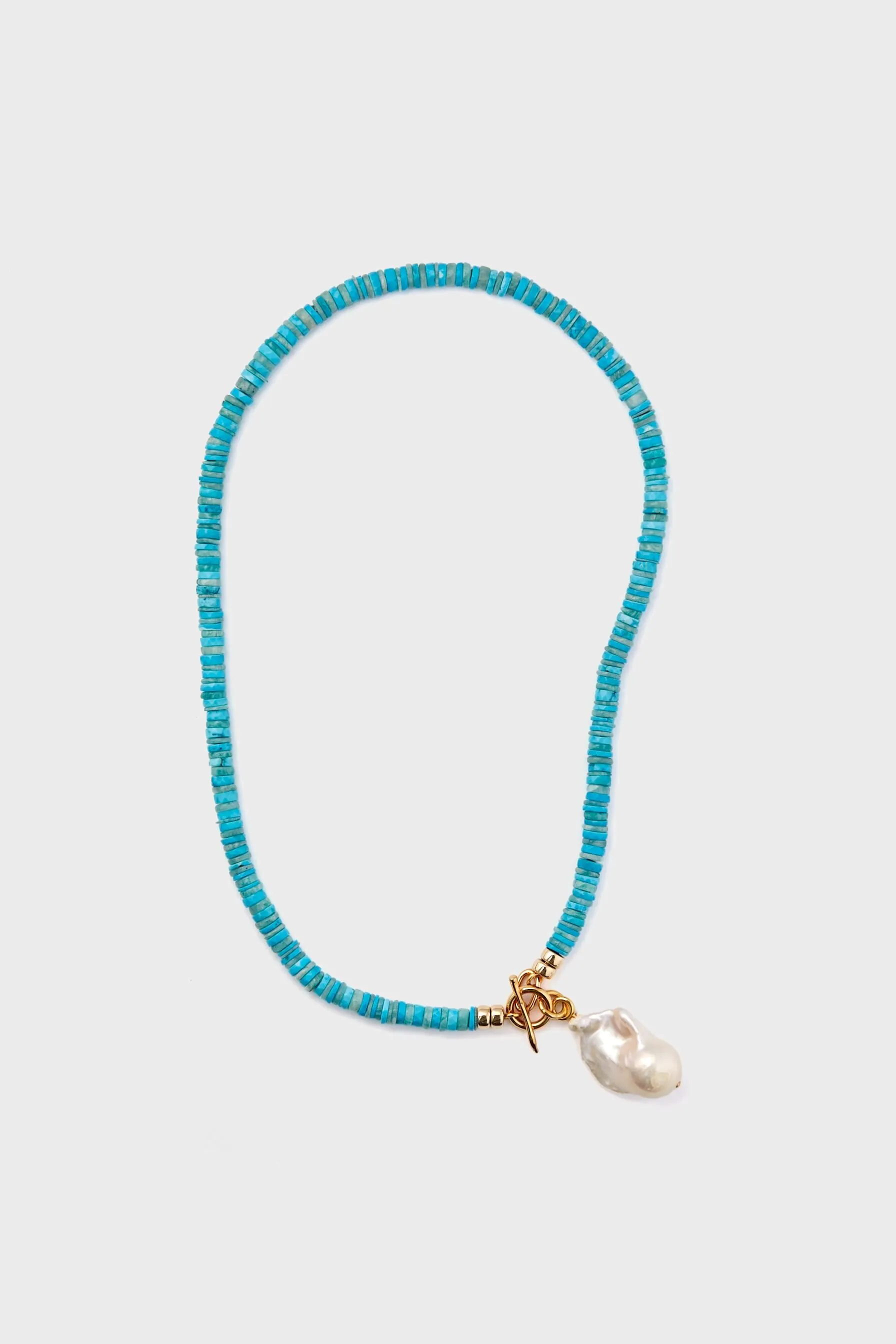 Turquoise Pearl Isle Necklace