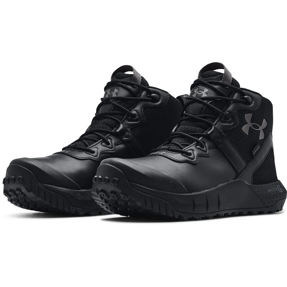 'Under Armour' Men's 6" Micro G® Valsetz Mid WP Tactical Boots - Black