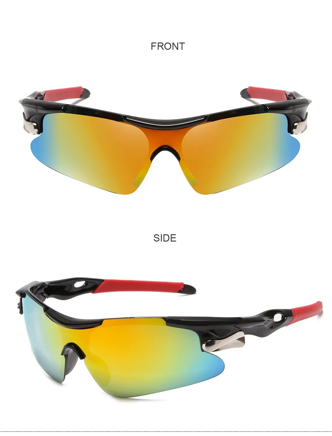 Unisex UV400 Explosion-proof Outdoor Sports Riding Cycling Sunglasses