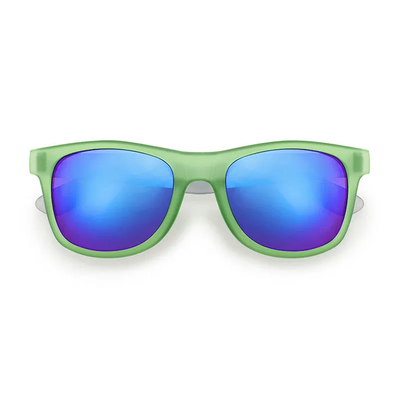 Uptones Green/Clear Sunglasses with Blue Lens