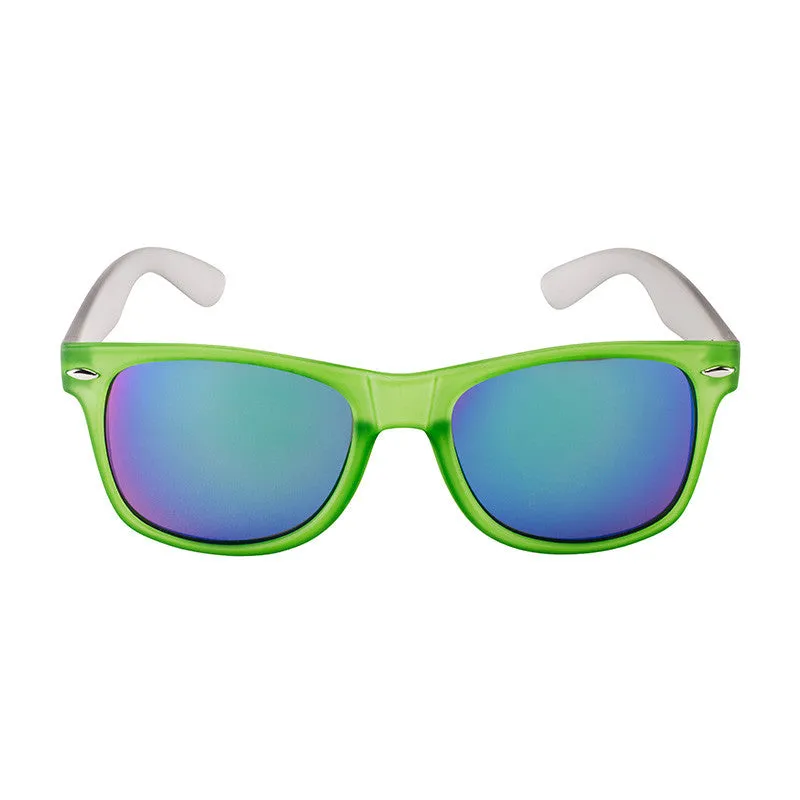 Uptones Green/Clear Sunglasses with Blue Lens