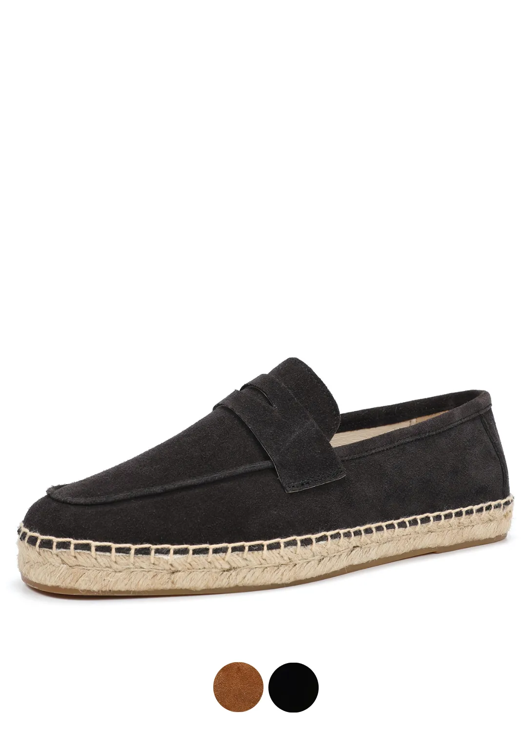 USS Shoes Men's Julian Jute Platform Suede Loafers