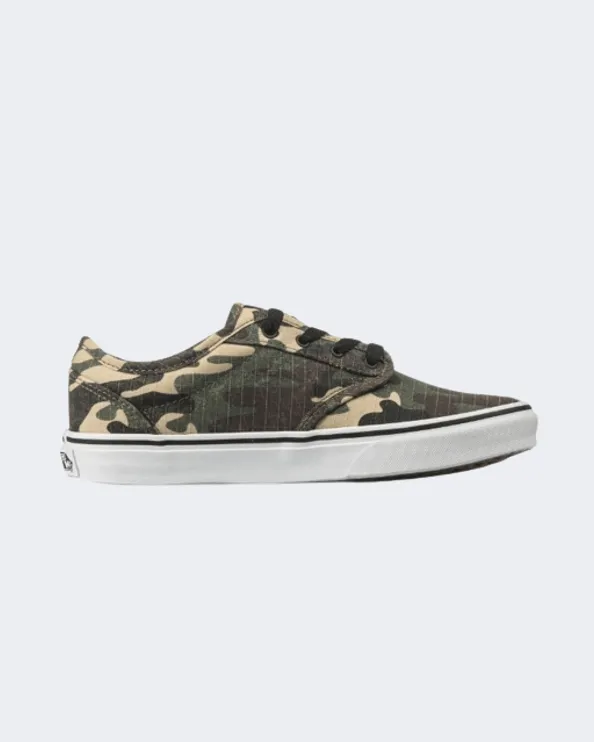 Vans Yt Atwood Camo Ps-Boys Lifestyle Shoes Olive/Brown