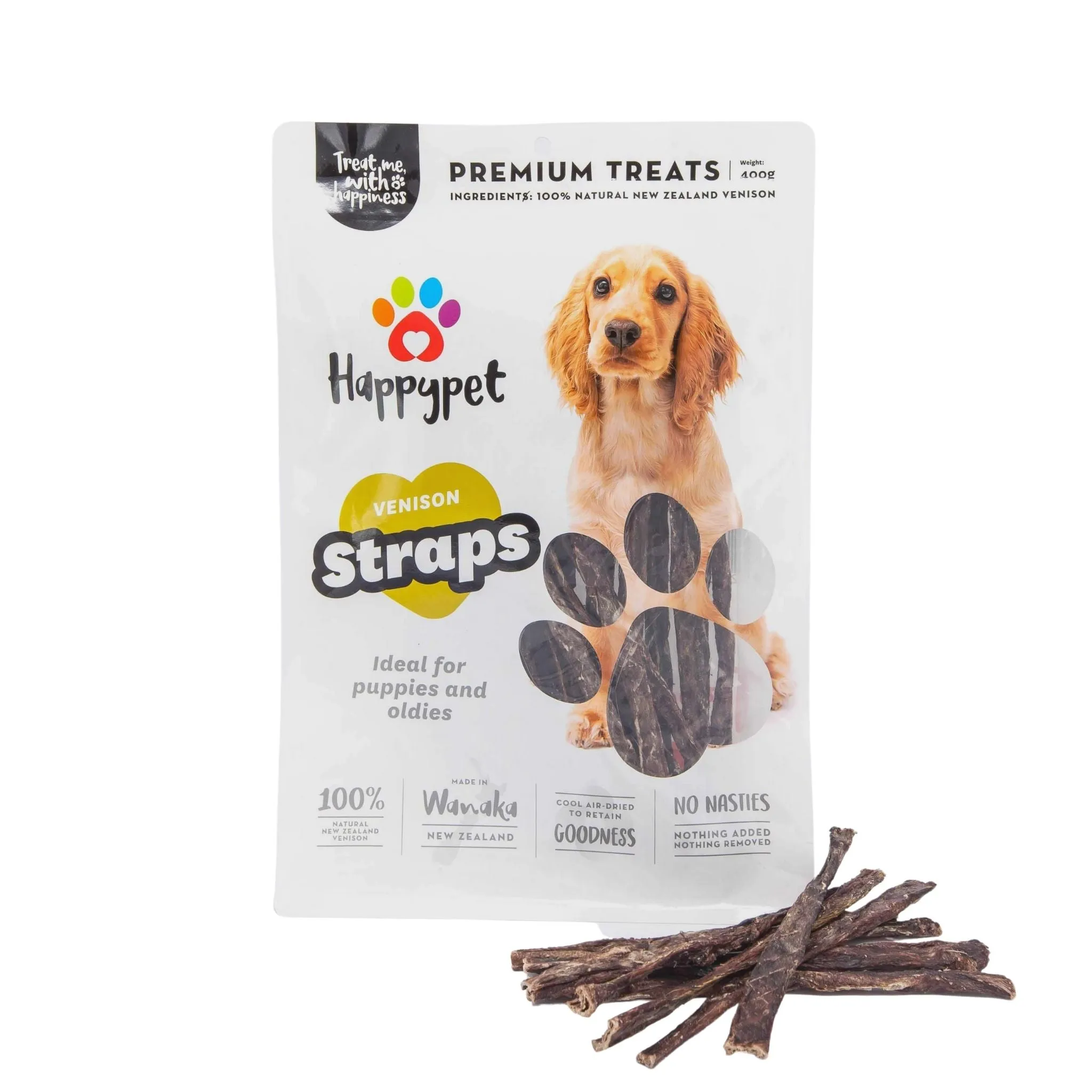 Venison Straps 400g - Dog Chew