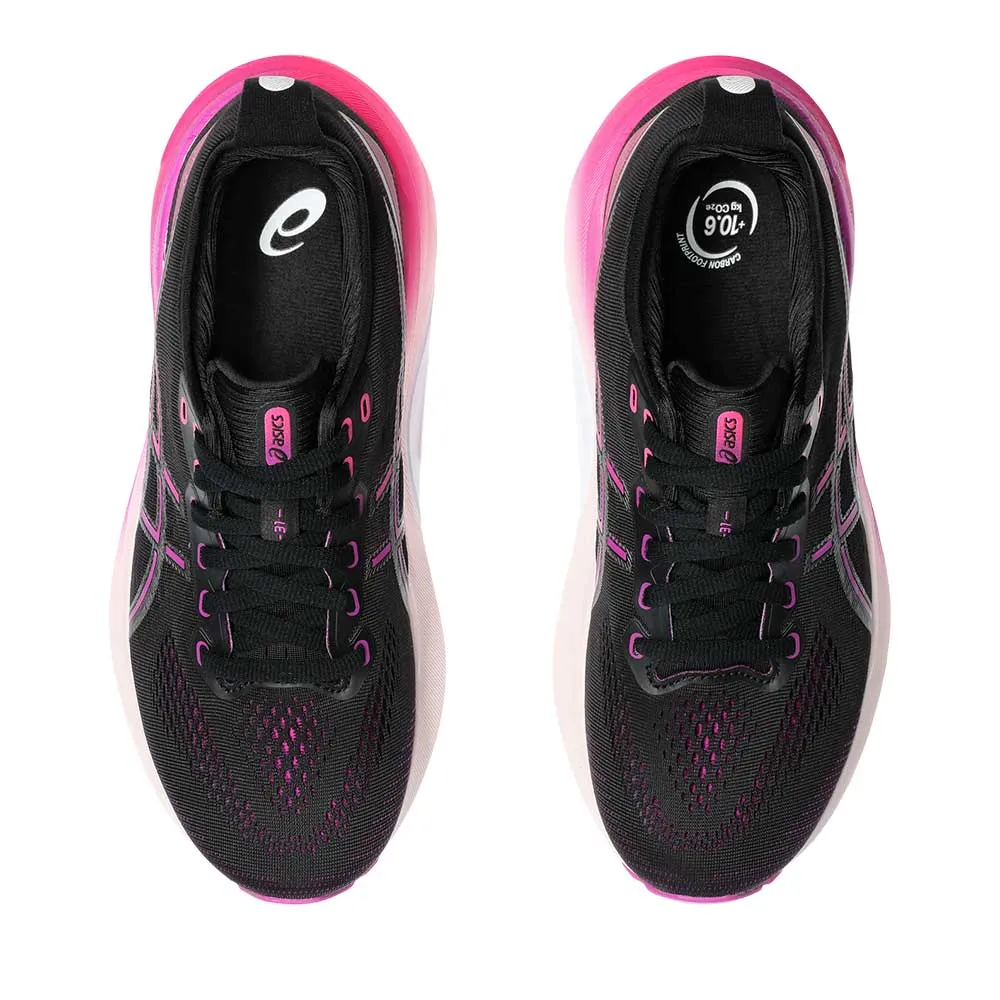 Women's Gel-Kayano 31 Running Shoe - Black/Bold Magenta - Regular (B)