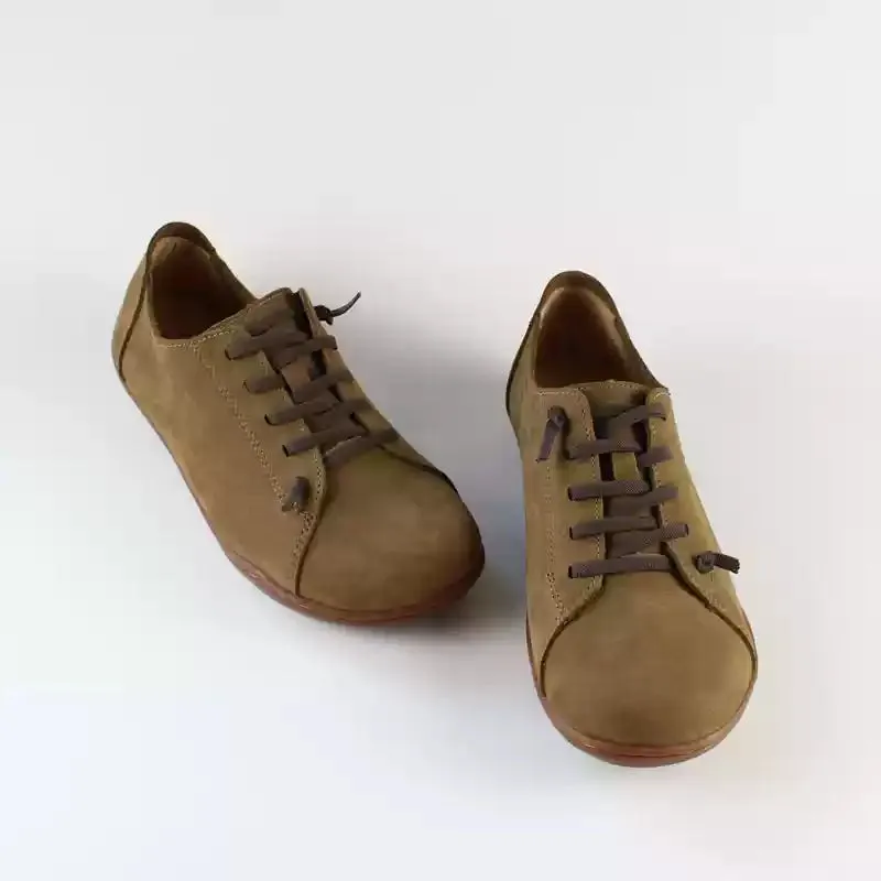 Womens Handmade Leather Oxfords & Tie Flats Coffee/Black/Brown/Red/Beige