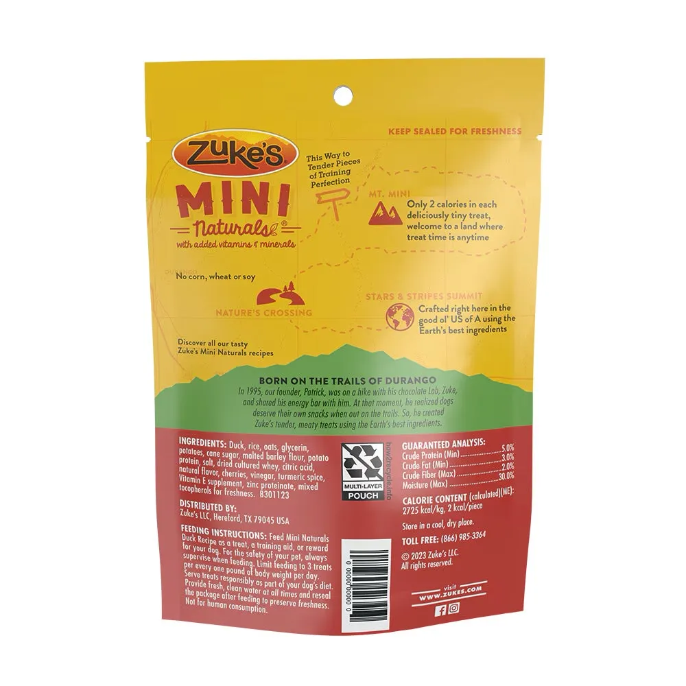 Zuke's Mini Naturals - Duck Dog Treats